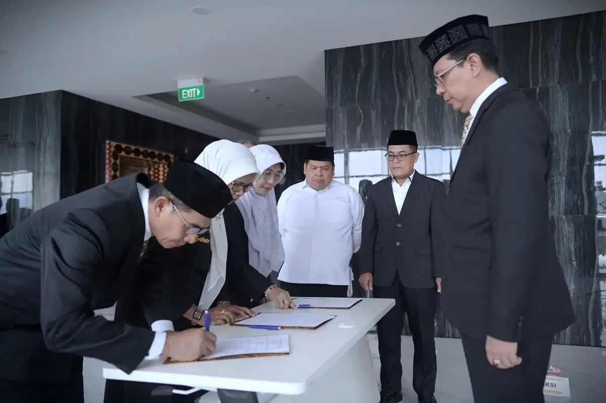 Rektor UIN Raden Intan Lampung Lantik Tiga Pejabat Eselon III, Tekankan Amanah dan Kolaborasi