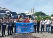 Jelang Libur Akhir Tahun, Jasa Raharja Sumbar Perketat Pengawasan Armada Lewat Rampcheck dan Pemasangan Panduan Keselamatan