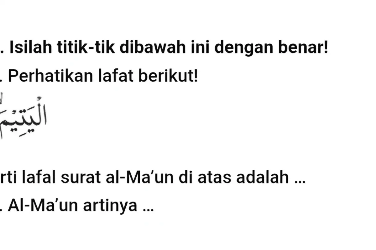 Unduh Gratis! Soal SAS PAI BP Kelas 5 Semester 1 Kurikulum Merdeka + Kunci Jawaban