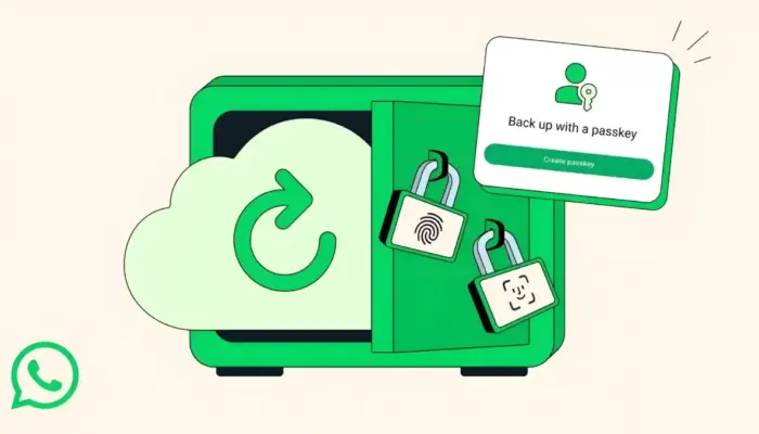 WhatsApp Kini Bisa Buka Backup Chat Pakai Sidik Jari dan Wajah