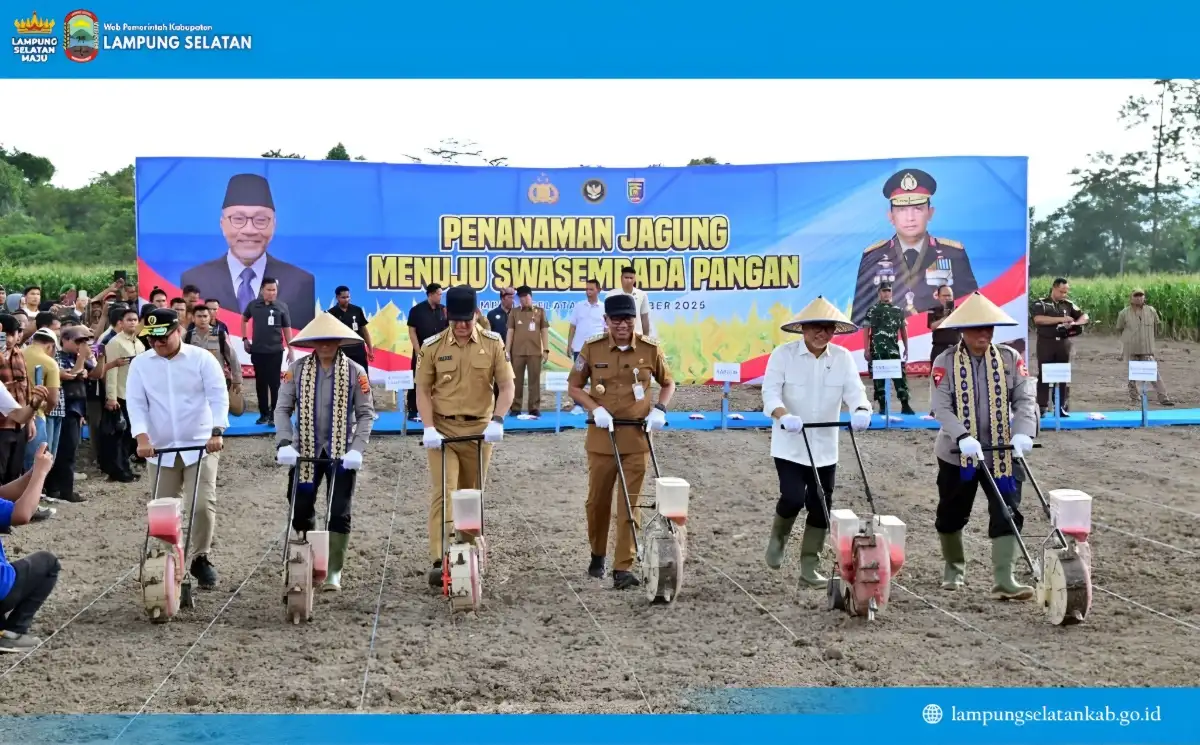 Lampung Selatan Mantapkan Langkah Jadi Lumbung Pangan Nasional