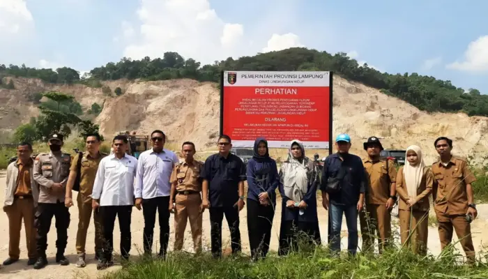 Sepanjang 2025, Pemprov Lampung Tertibkan Tambang Ilegal Usai Banjir