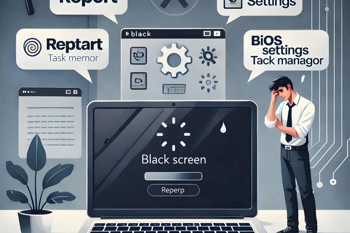Cara Efektif Mengatasi Masalah Black Screen pada Laptop Tanpa Panik