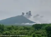 Gunung Ili Lewotolok Kembali Erupsi, Kolom Letusan Capai 400 Meter
