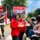 HUT ke-53, PDIP Lampung Rayakan dengan Berbagi Tumpeng kepada Warga