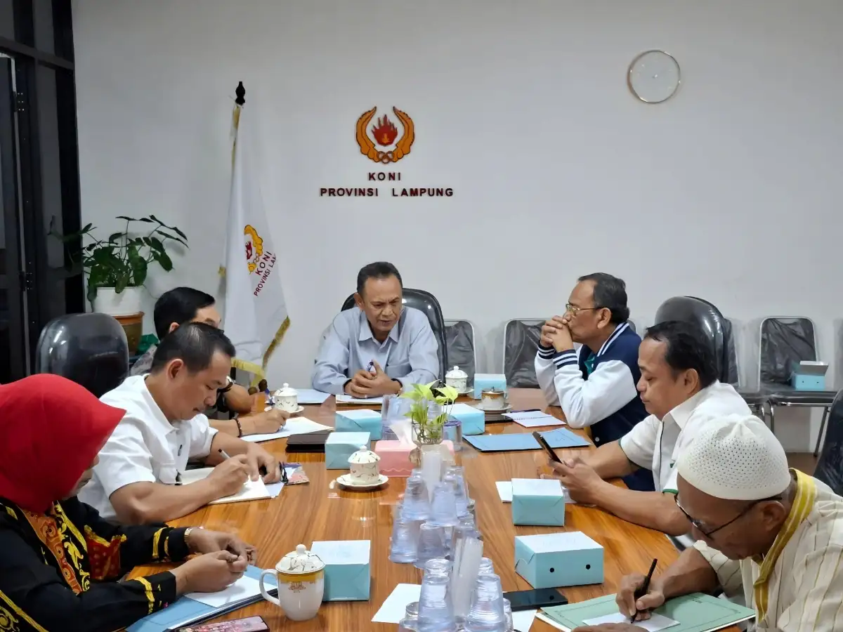 Hadapi Agenda Besar Olahraga, KONI Lampung Susun Langkah Menuju Porprov dan PON 2032