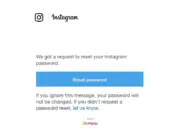 Instagram Klarifikasi soal E-mail Reset Password dan Dugaan Kebocoran Data