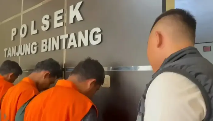 Polsek Tanjung Bintang Tangkap Sindikat Pencurian Malam dan Penadah Barang Curian