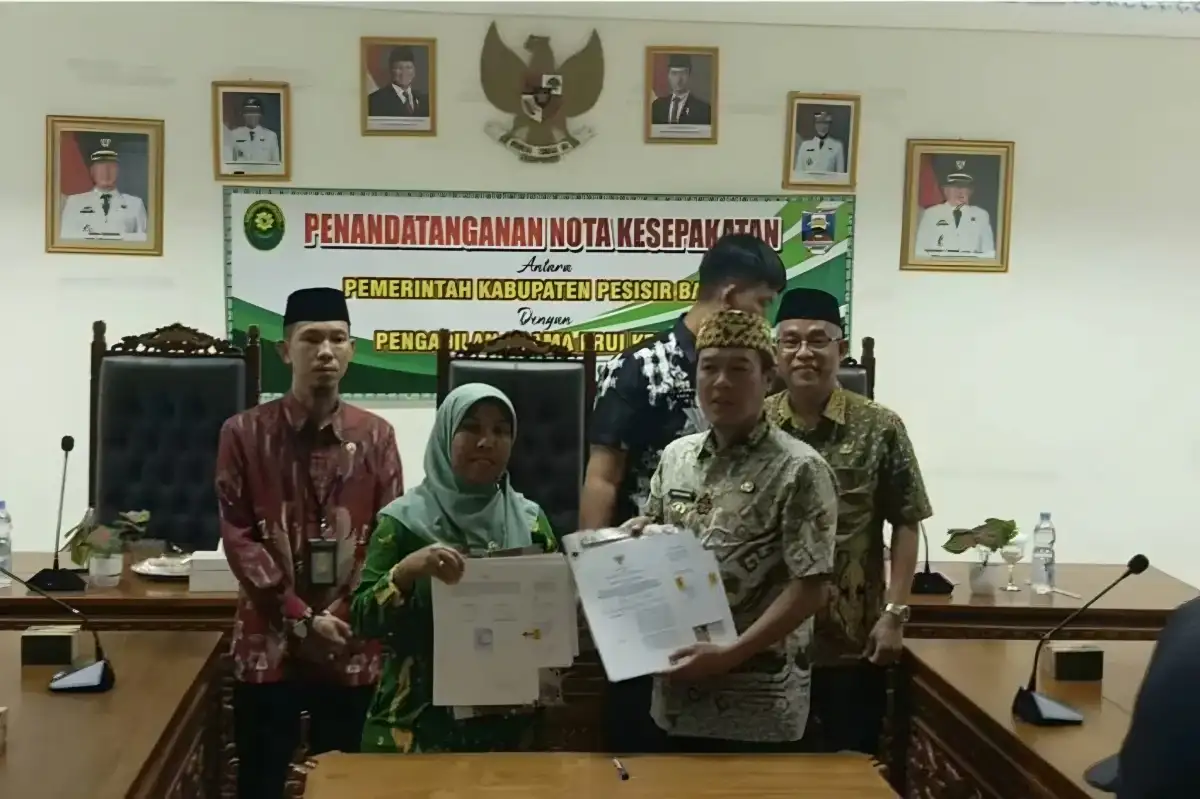 Pemkab Pesisir Barat dan Pengadilan Agama Krui Teken MoU Perlindungan Hak Perempuan dan Anak