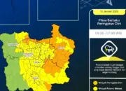 Waspada Cuaca Ekstrem Jabodetabek pada Minggu Pagi