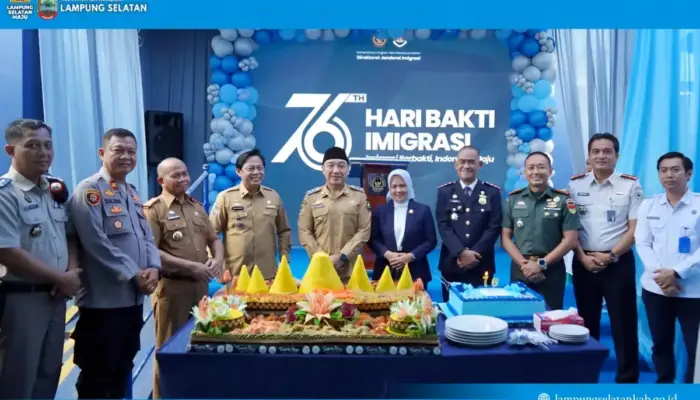 Wabup Lampung Selatan Hadiri Syukuran Hari Bhakti Imigrasi ke-76 di Kalianda