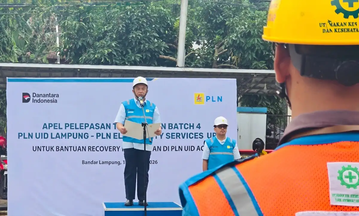 Relawan PLN Lampung Batch 4 Dikirim ke Aceh, Layanan Dijamin Tetap Lancar