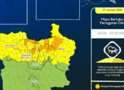 Warga Jabodetabek Diimbau Waspada Hujan Lebat Pagi Ini