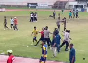 Final Liga 4 Lampung Berakhir Chaos, Wasit Jadi Korban Serangan Official Tim