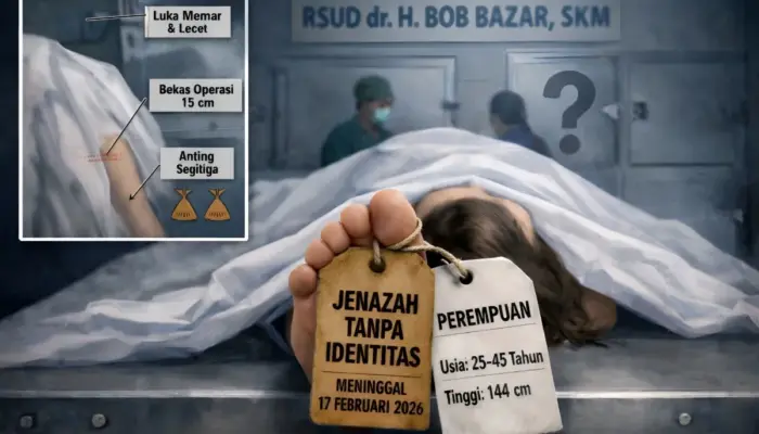 Jenazah Perempuan Tanpa Identitas di Lampung Selatan, RSUD Bob Bazar Minta Bantuan Warga