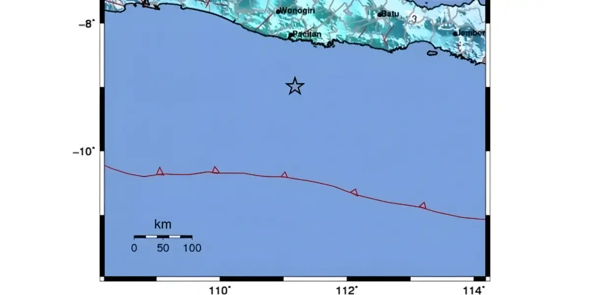 BMKG Catat Gempa Dangkal di Pacitan Dini Hari, Akibat Aktivitas Subduksi Lempeng
