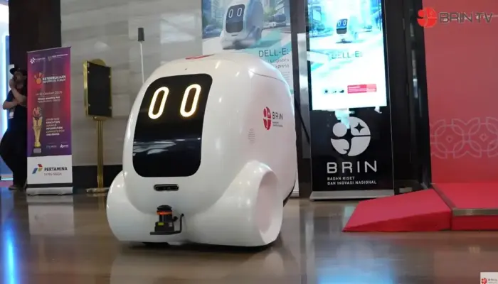 DELL-E: Robot Pengantar Paket BRIN yang Bisa Masuk Area Terlarang