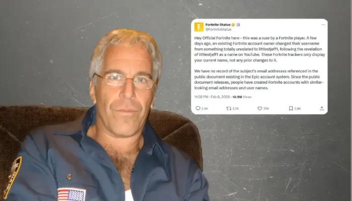 Viral Klaim Jeffrey Epstein Masih Hidup dan Main Fortnite, Ini Faktanya