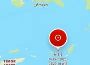 Gempa Magnitudo 5,9 Guncang Perairan Tanimbar, Getaran Dirasakan Warga Saumlaki