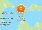 Gempa Donggala 13 Februari 2026 Magnitudo 4,3, Getaran Terasa Hingga Skala III MMI