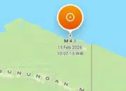Gempa Magnitudo 4,1 Guncang Kabupaten Jayapura, Warga Rasakan Getaran Skala III MMI