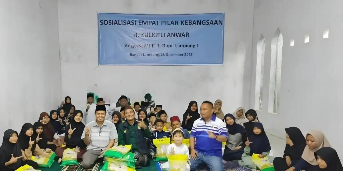 H. Zulkifli Anwar Ajak Anak Yatim Piatu Memahami 4 Pilar Kebangsaan
