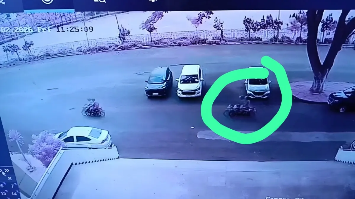 Hitungan Detik, Motor Wartawan Pemprov Lampung Hilang di Parkiran Balai Keratun