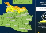 Waspada Cuaca Ekstrem, Hujan Lebat Berpotensi Guyur Jawa Barat Sejak Pagi