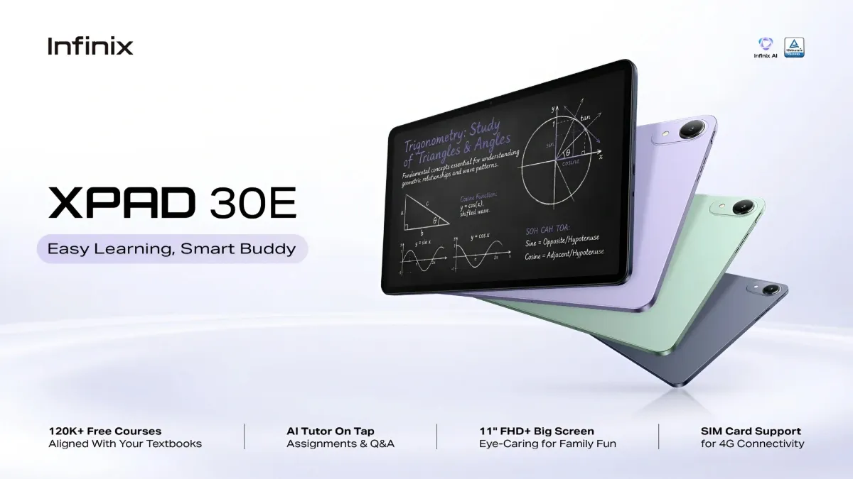 Infinix XPAD 30E Diperkenalkan, Tablet Ramah Anak untuk Edukasi dan Hiburan