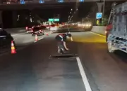 JTT Lakukan Perbaikan Jalan Tol Jakarta–Cikampek Bertahap, Operasional Tetap Berjalan di Tengah Cuaca Ekstrem