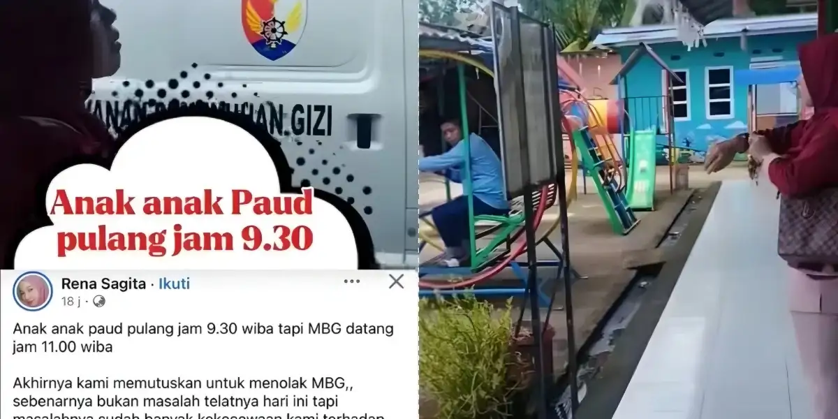 MBG Ditolak PAUD, Diduga Datang Telat 90 Menit, Anak-anak Sudah Pulang