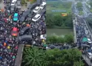 Macet Total di Jembatan KBT Rorotan, Kendaraan Nyaris Tak Bergerak
