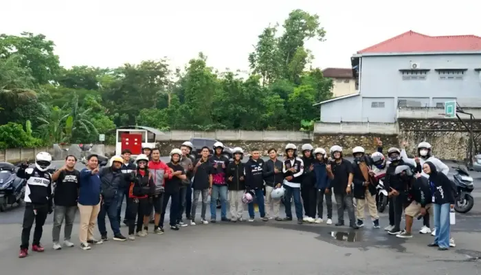 Nocturnity Kick and Ride, TDM Lampung Perkuat Solidaritas Komunitas Motor Honda