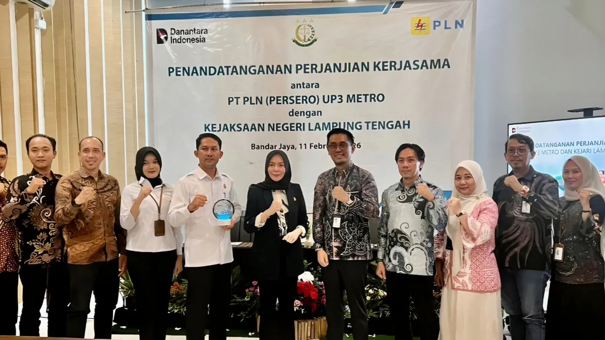 PLN UP3 Metro Kerja Sama dengan Kejari Lampung Tengah untuk Perkuat Kepastian Hukum dan Tata Kelola