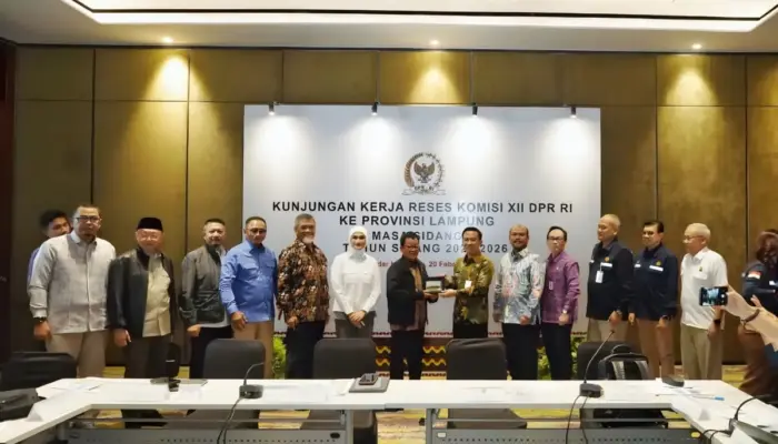 Pemerintah Provinsi Lampung Dampingi Komisi XII DPR RI Tinjau Sektor Energi dan Lingkungan