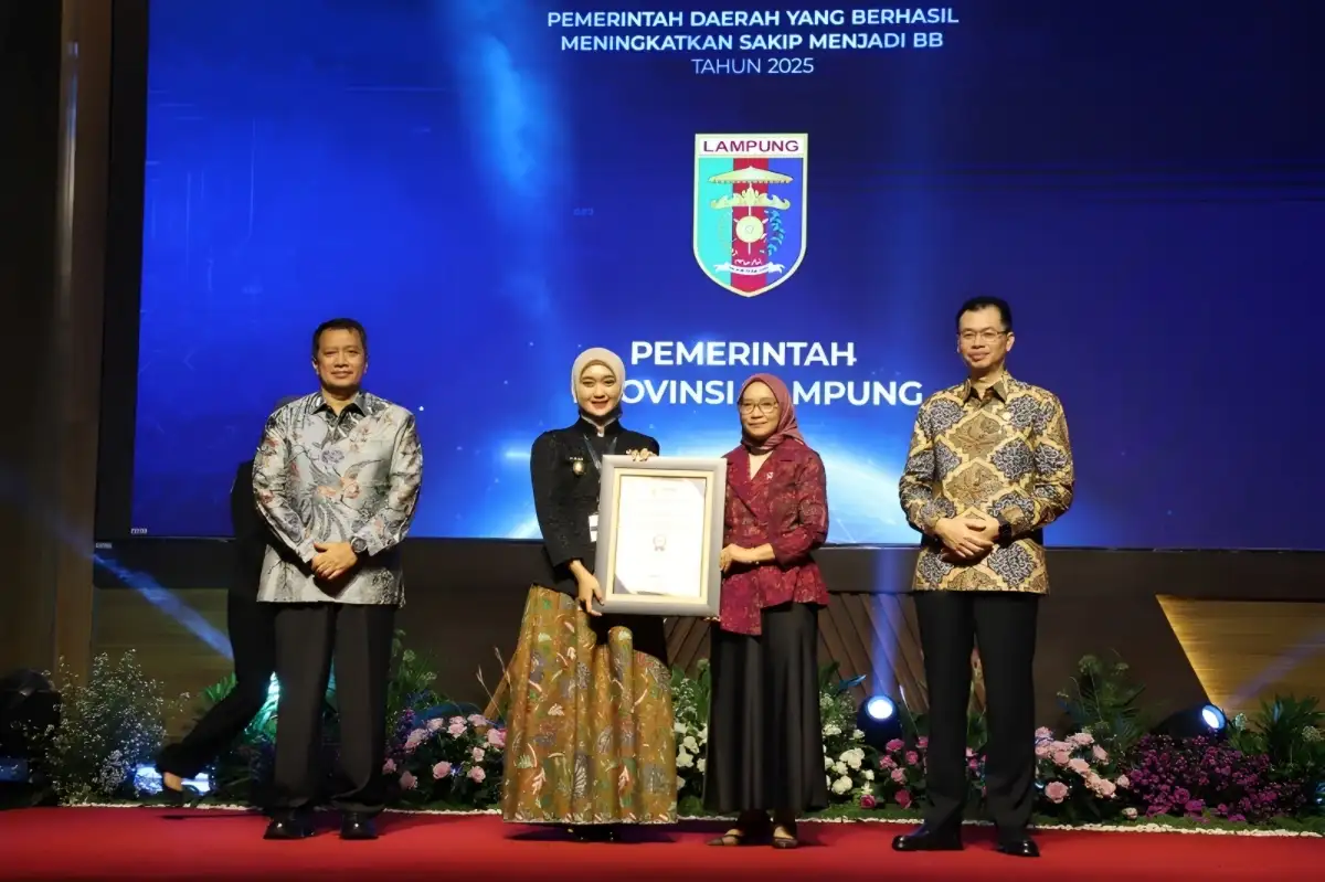 Pemprov Lampung Raih Penghargaan KemenPAN-RB atas Peningkatan SAKIP