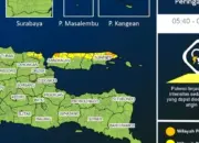 Waspada Cuaca Ekstrem Pagi Ini, Hujan Lebat dan Petir Berpotensi Landa Jawa Timur hingga Surabaya