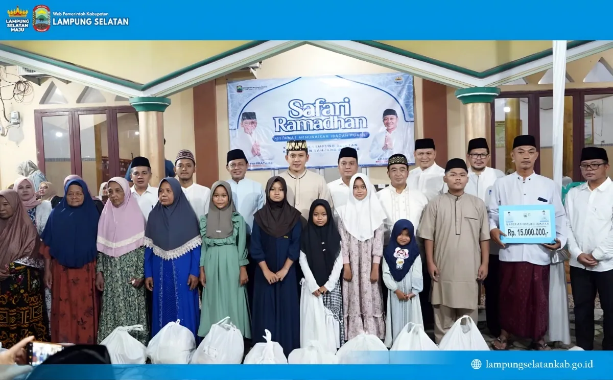 Safari Ramadan di Tanjung Bintang, Bupati Egi Serukan Kolaborasi Warga untuk Bangun Lampung Selatan