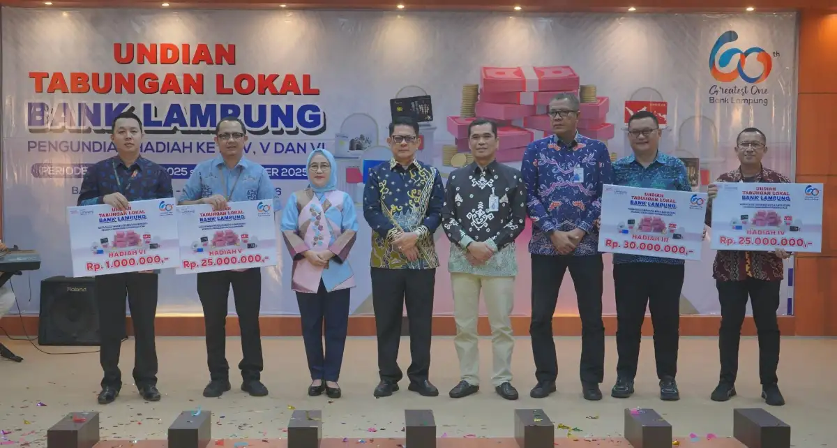 Undian Tabungan Lokal Bank Lampung Resmi Dimulai, Hadiah Total Rp1 Miliar