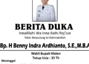 Suasana Duka Selimuti Klaten, Wakil Bupati Benny Indra Ardianto Wafat di Usia 33 Tahun