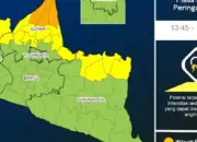Waspada Cuaca Ekstrem Siang Ini, Hujan Lebat Berpetir Berpotensi Guyur DIY