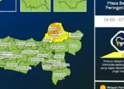 Warga Jawa Tengah Diimbau Waspada Hujan Lebat Disertai Petir, Pati hingga Jepara Zona Risiko
