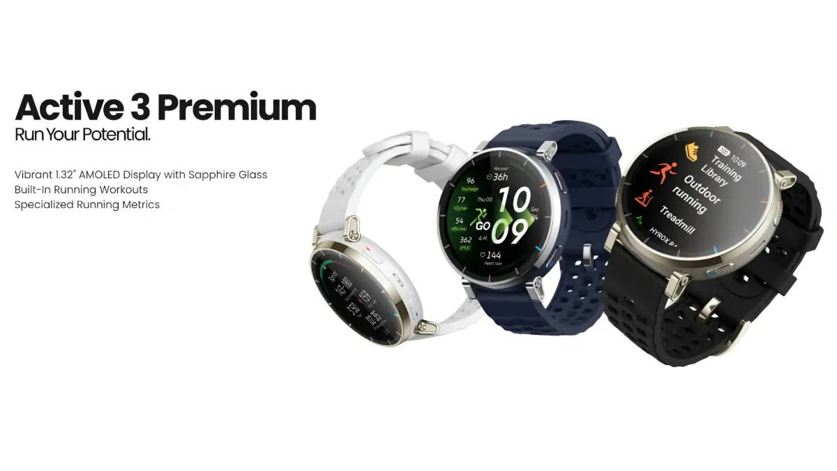Amazfit Active 3 Premium Resmi Dirilis, Smartwatch untuk Para Pelari