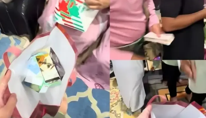 Antrean THR Lebaran 2026 Mengular, Pria Ini Sampai Bawa Goodie Bag