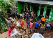 Cuaca Ekstrem Picu Bencana di Kota Bandar Lampung, Pohon Tumbang hingga Longsor Rusak Rumah Warga