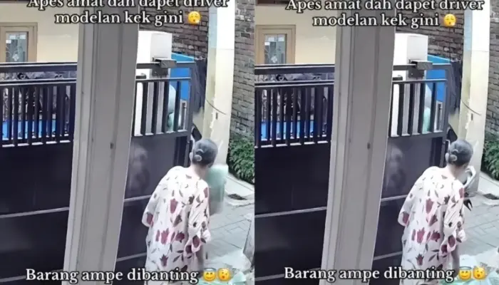 Bikin Geram! Driver Ojol Diduga Banting Beras ke Pelanggan Lansia di Bandung