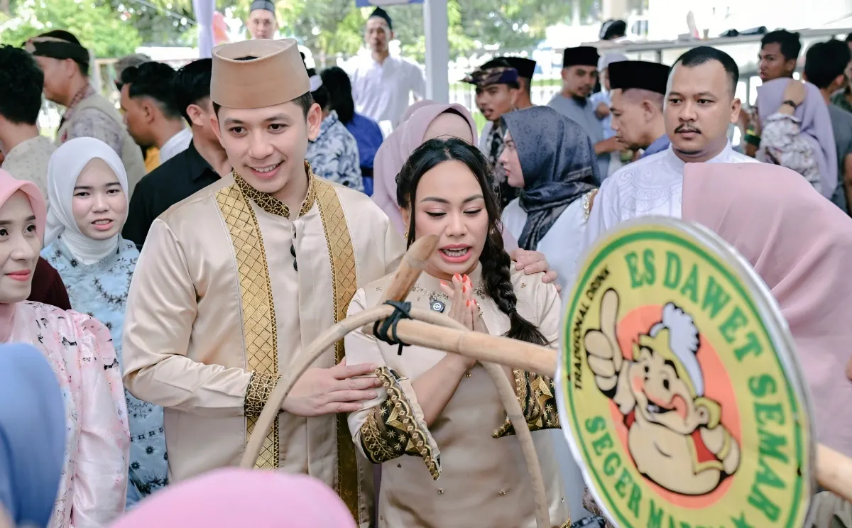 Halal Bihalal di Lamban Rakyat Bawa Berkah bagi UMKM, Dagangan Ludes Dibeli Bupati Lampung Selatan