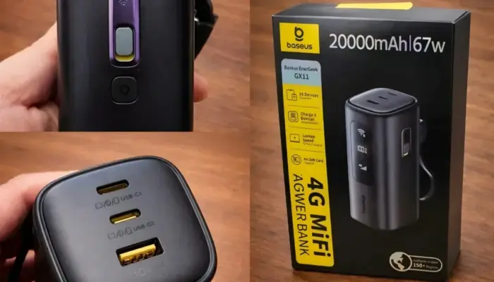 Baseus EnerGeek GX11: Satu Perangkat Bisa Charge Laptop dan Jadi Modem Global di 150 Negara