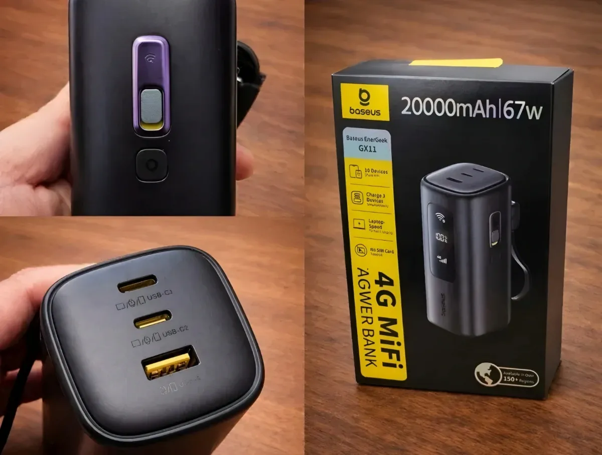 Hanya Dengan Baseus EnerGeek GX11, Laptop Bisa Dicas dan Modem Jalan di 150 Negara