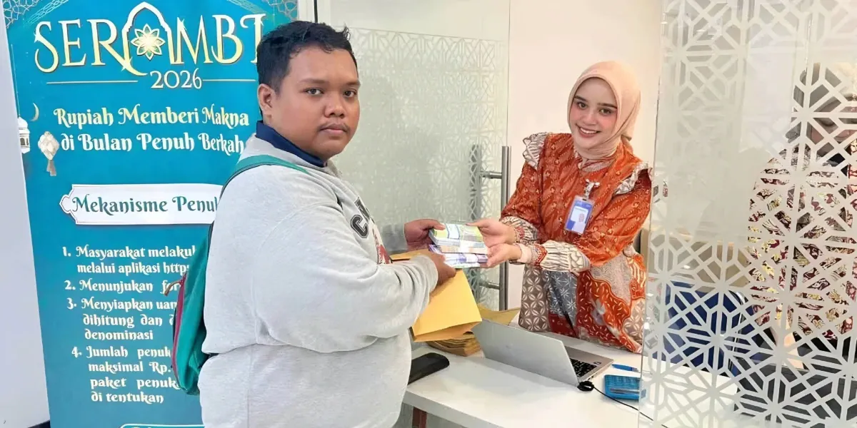 Layanan SERAMBI 2026 Berjalan Sukses, BRI Tanjung Priok Layani Penukaran Uang